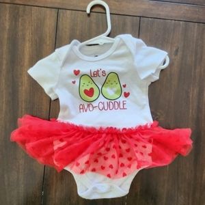 Valentine's Bodysuit Dress Tutu
